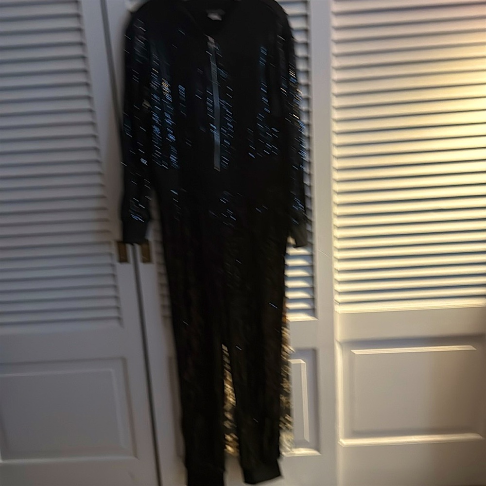 All over Sequin banded jumpsuit